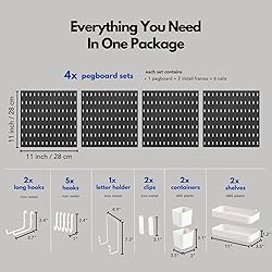 Keepo Pegboard Combination Kit, Pegboards and