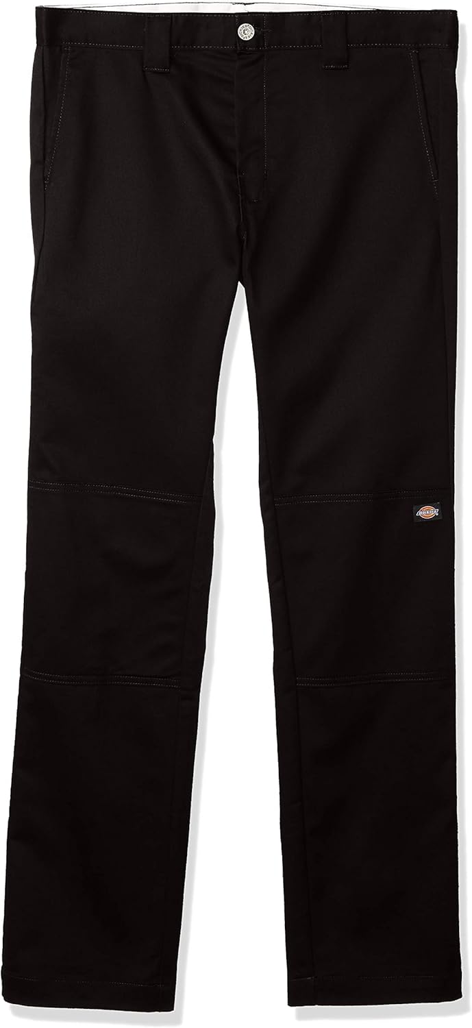 Dickies - Boys Skinny Straight Double Knee Pant 4-20, 6, Black: Amazon.co.uk: Clothing