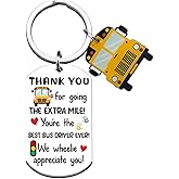 Bus Driver Stocking Stuffer Bus Drivers Appreciation Gifts for Men Best Bus Driver Keychain Gifts for Female Male Special Thanksgiving Christmas Gift Unique School Car Drivers Thanks End of Year Gift
