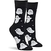 AGRIMONY Funny Halloween Socks for Women Teen Girls-Novelty Crazy Dress Crew Socks - Halloween Gifts Stockings Costumes Gifts