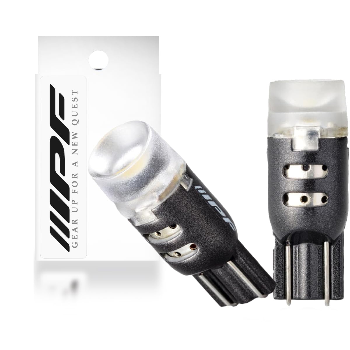 M's Basic by IPF ポジションランプ LED 車用 T10 130lm 6500K ホワイト 12V用 2本入 車検対応 後方照射全反射レンズ採用 AMZ-PL001商品画像