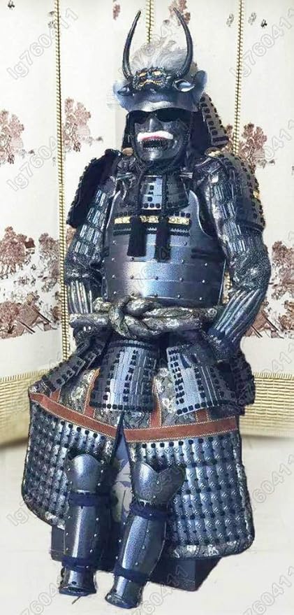 Amazon ウェアラブル日本鎧スーツ武士上杉ケンシンドラゴンフロントシルバーo18 手作り甲冑 兜 等身大鎧 具足 成人用 具足 仏具セット オンライン通販
