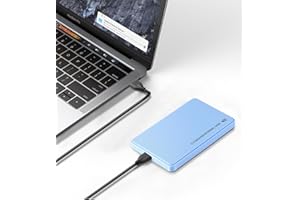 2.5" Hard Drive Enclosure,5Gbps USB 3.0 to SATA III Tool-Free External Hard Disk Case for 2.5 inch 9.5mm 7mm HDD SSD Up to 4T