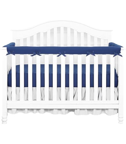 Kidjoy Crib Rail Teething Cover(3 Pcs), Soft Anti-Collision Strip