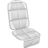 Meolsaek Car Seat Protector for Child Car Seat, Durable 600D Fabric Waterproof Car Seat Cover with Thick Pad Non-Slip Backing