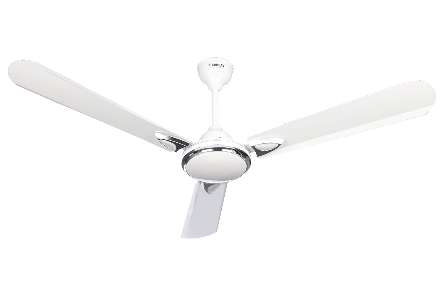 Gourav Rock Star 1200 Mm 74 Watts Ceiling Fan 48 Inches Silver