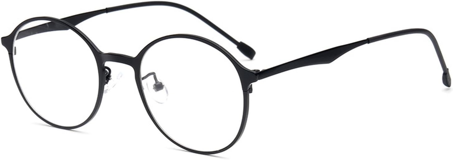 Lightweight and comfortable stainless steel frames for men Neutral retro round glasses frame for wom