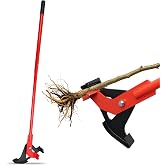 DOLEMODUO Sapling Puller Tool, Heavy Duty Root Puller Tool, Manual Garden Sapling Remover Tool for Small Trees, Weeds &amp; Invasive Plants, Sturdy Steel Design, No Bend &amp; Easy to Use
