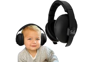 Friday 7Care Baby Headphones - Baby Ear Protection, Noise Cancelling Headphones with Adjustable Headband for Ages 0-24 Months, Black