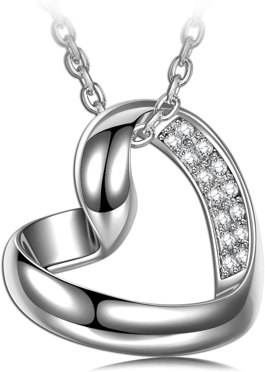 angel nina heart necklace