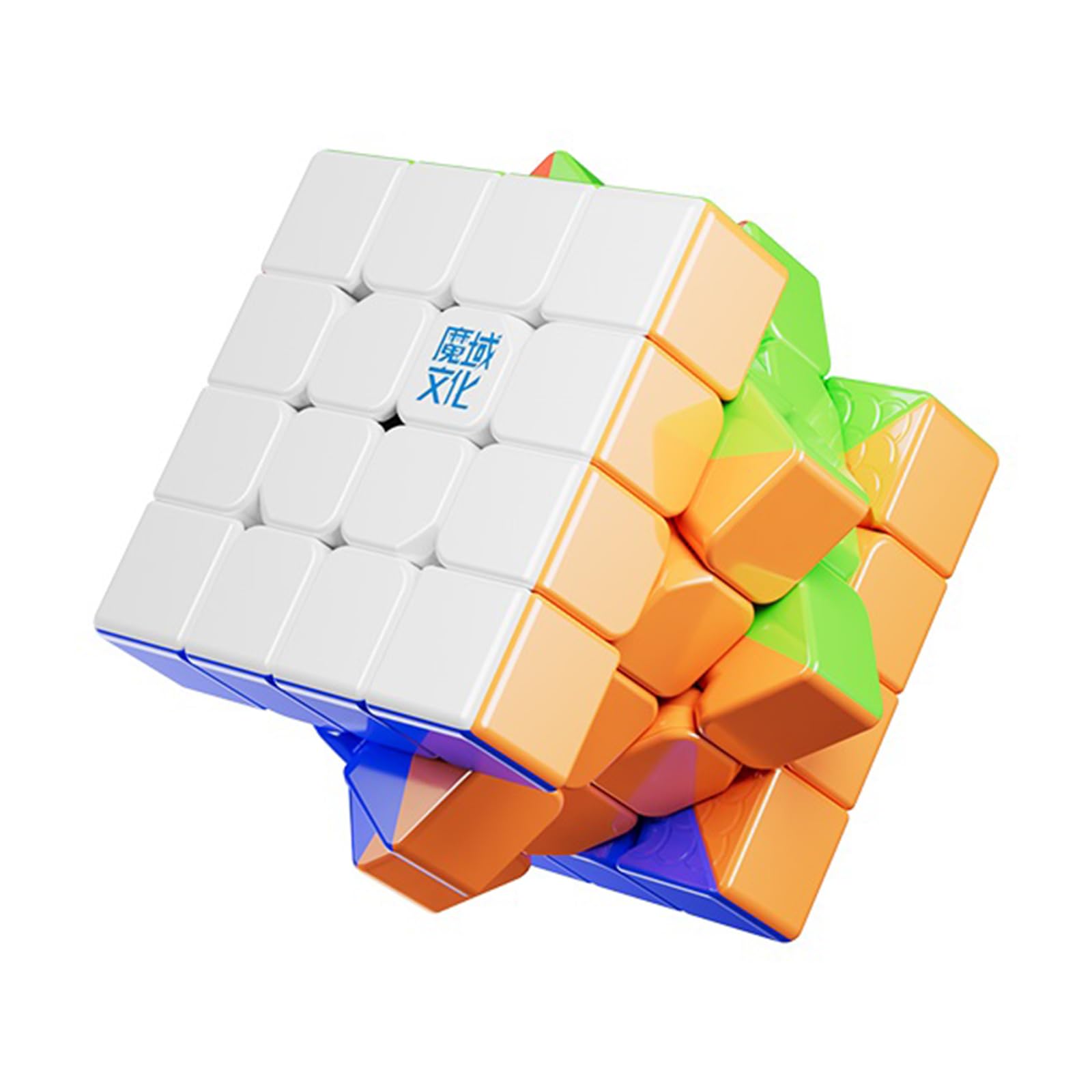 Moyu 4X4 Magic Cube 4X4X4 Magnetic Stickerless UV Coated Speed Puzzle 4 by 4 Professional Speedcube, 112 Magnets, Anti-Stick Design Adjustable Elasticity Magnetic Cube(Dual-Track UV Version) — image 1