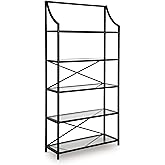 Signature Design by Ashley Dakerwell Traditional 72" Bookcase, Black