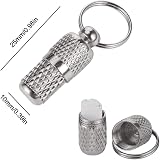 SUSSURRO 6 Pack Pet ID Tags Barrel Tube Stainless Steel Collar Tag view 2
