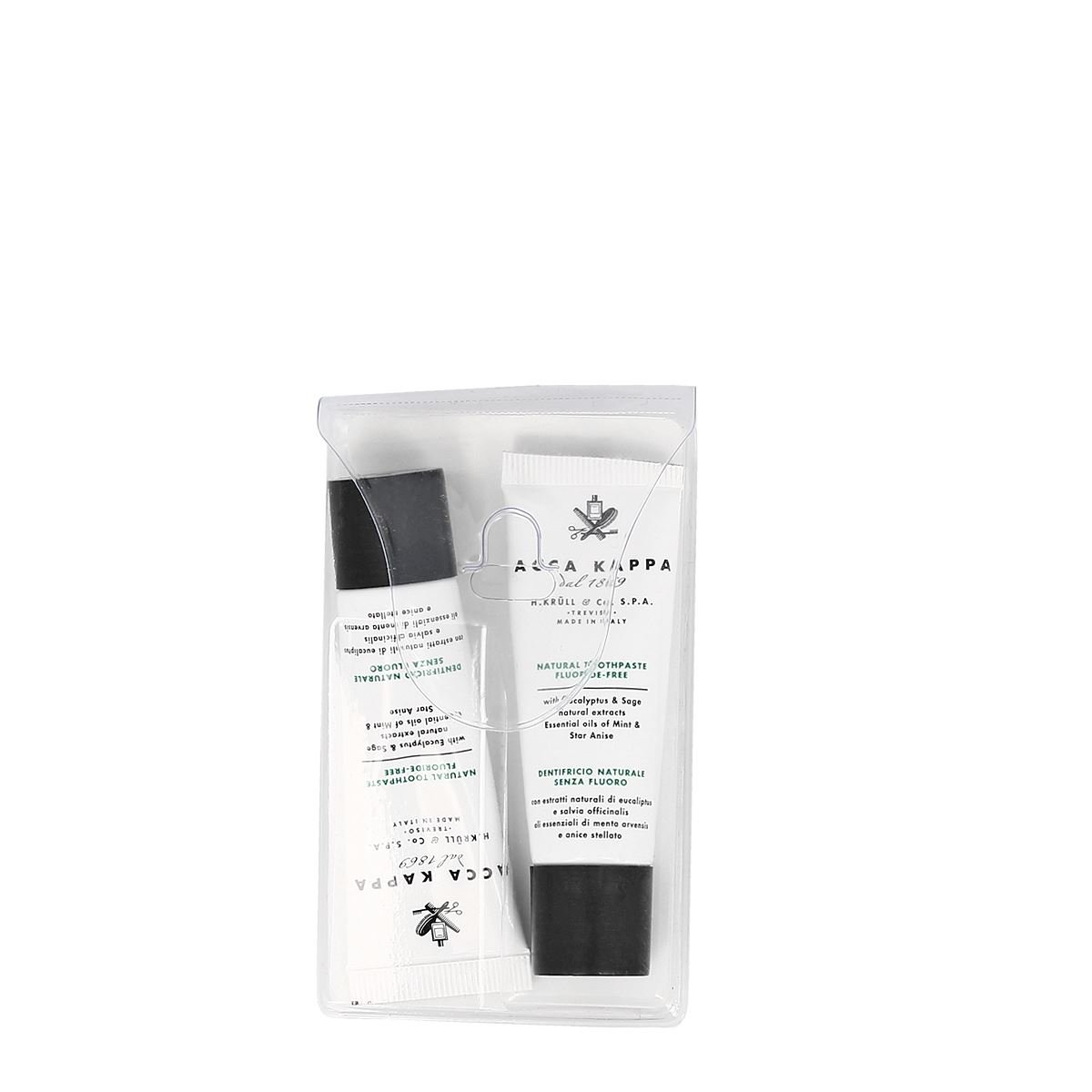 Acca Kappa Twin Pack Travel Natural Fluoride Free Toothpaste