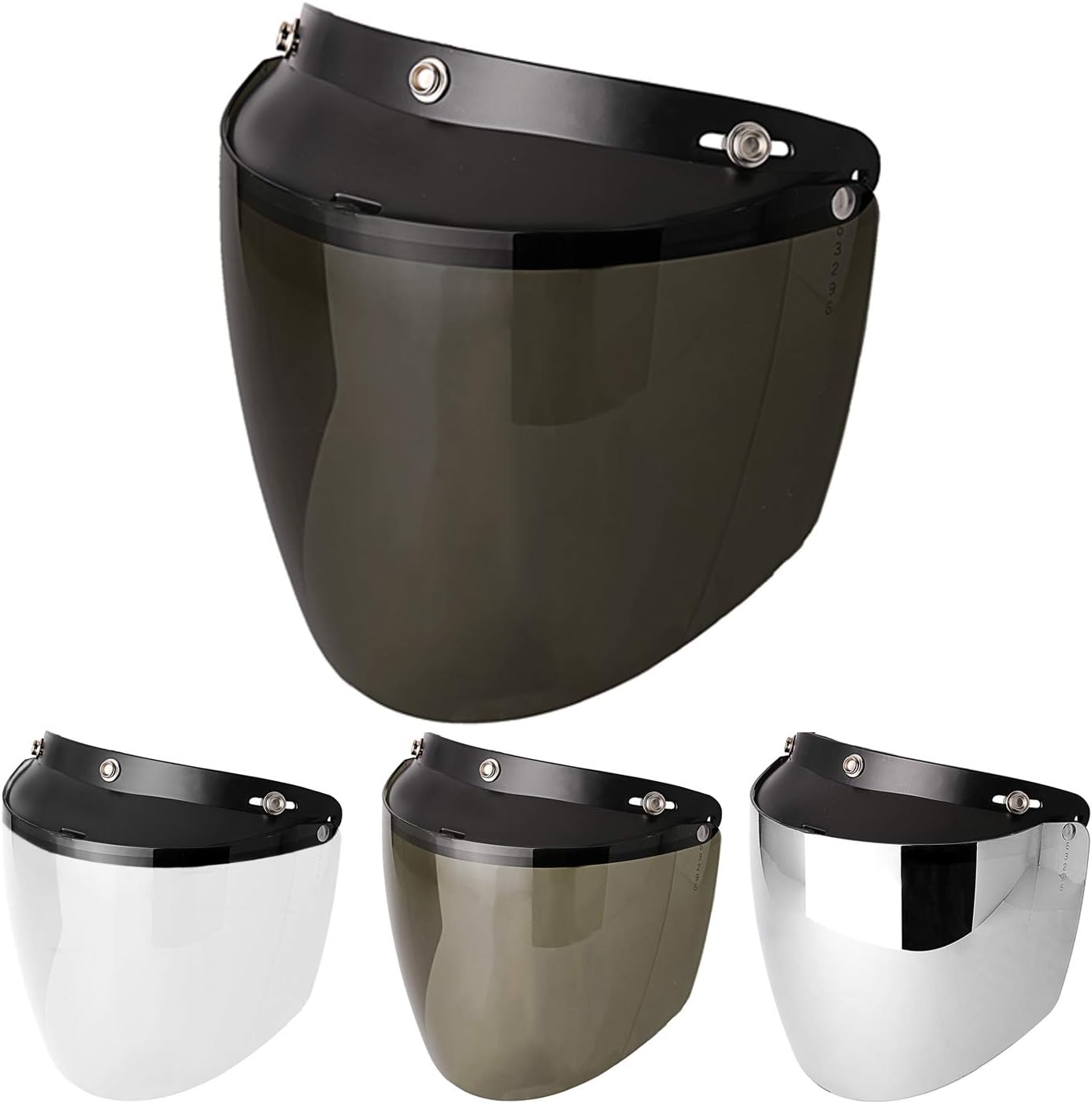 Chern Yueh 3Snap Open Face Motorcycle Helmets Flip Up Face