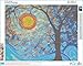 eGoodn 5D Diamond Painting Kit for Adults Van Gogh Dream Tree DIY Art Round Beads Full Drill 20x16inches / 50x40cm, Starry Night Moon Abstract Tree