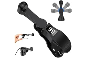 Auto Clicker for Phone 1 to 99 Adjustable Speed Phone Tapper Simulated Finger Clicking 180°Rotating USB Rechargeable Clip-on 