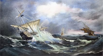 Image result for fleet of ships in a storm"