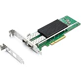 10Gtek 25G Ethernet Network Card, 2X SFP28 Ports, PCIe 4.0 X8, Intel E810 Controller, Support Windows 10/11/2016/2019/2022 /Centos7/ Ubuntu20/Vmware/Esxi7.0(not Support MAC), Support RDMA/PXE