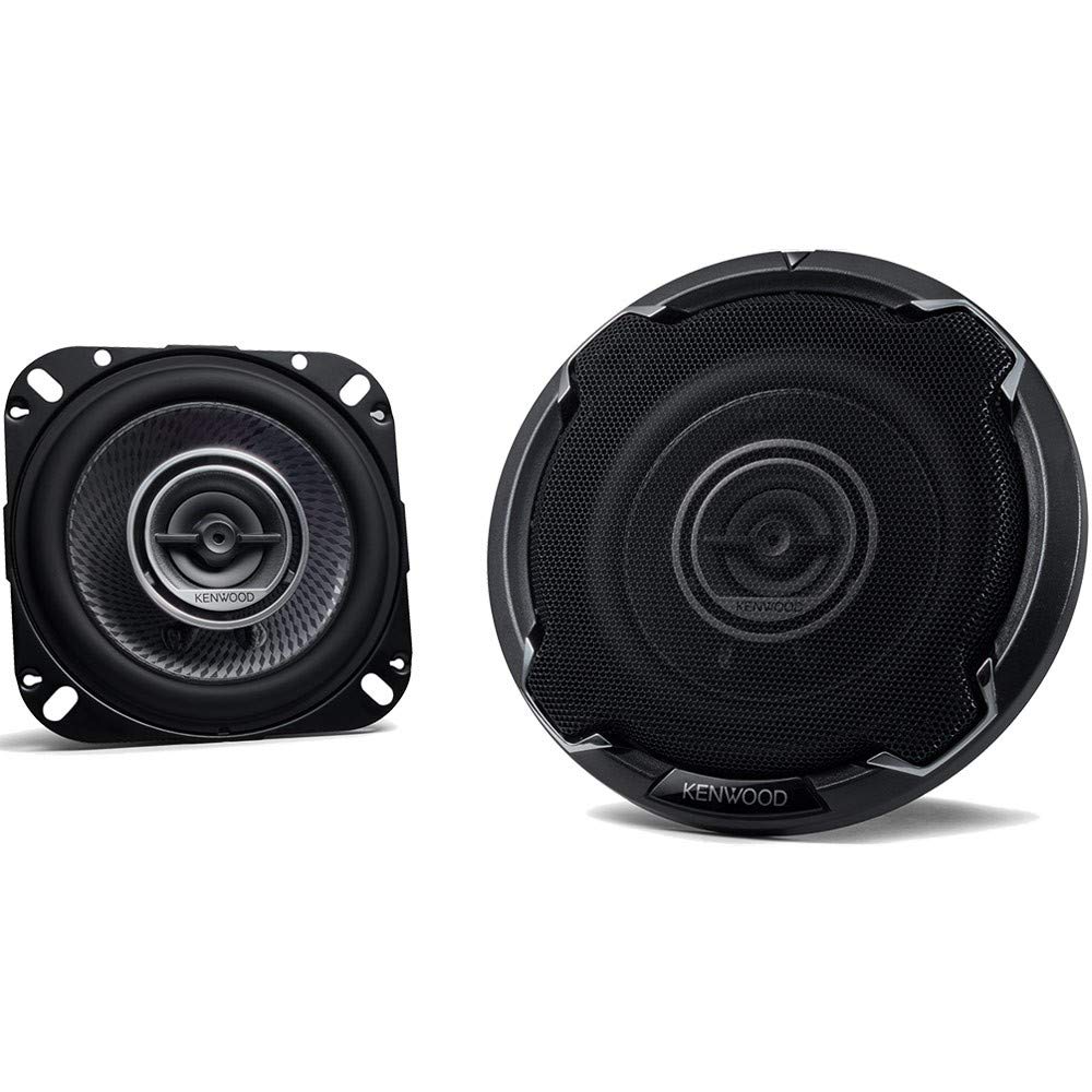 Kenwood Car Audio Kfc-PS1095 4" 10cm 220 Watts Coaxial Speaker System , Black