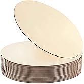 22 Pieces 12 Inch Round Wood Discs for Crafts, Unfinished Wood Circles Wood Rounds Wooden Cutouts for Crafts, Door Hanger, Do