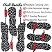 Chill Gorilla 6 Pack 4mm Reflective Tent Guide Rope Guy Line Cord & Adjusters. Lightweight for Rain Tarps, Tents, Hiking, Backpacking. Essential Camping Survival Gear & Accessories. 78 feet. Black