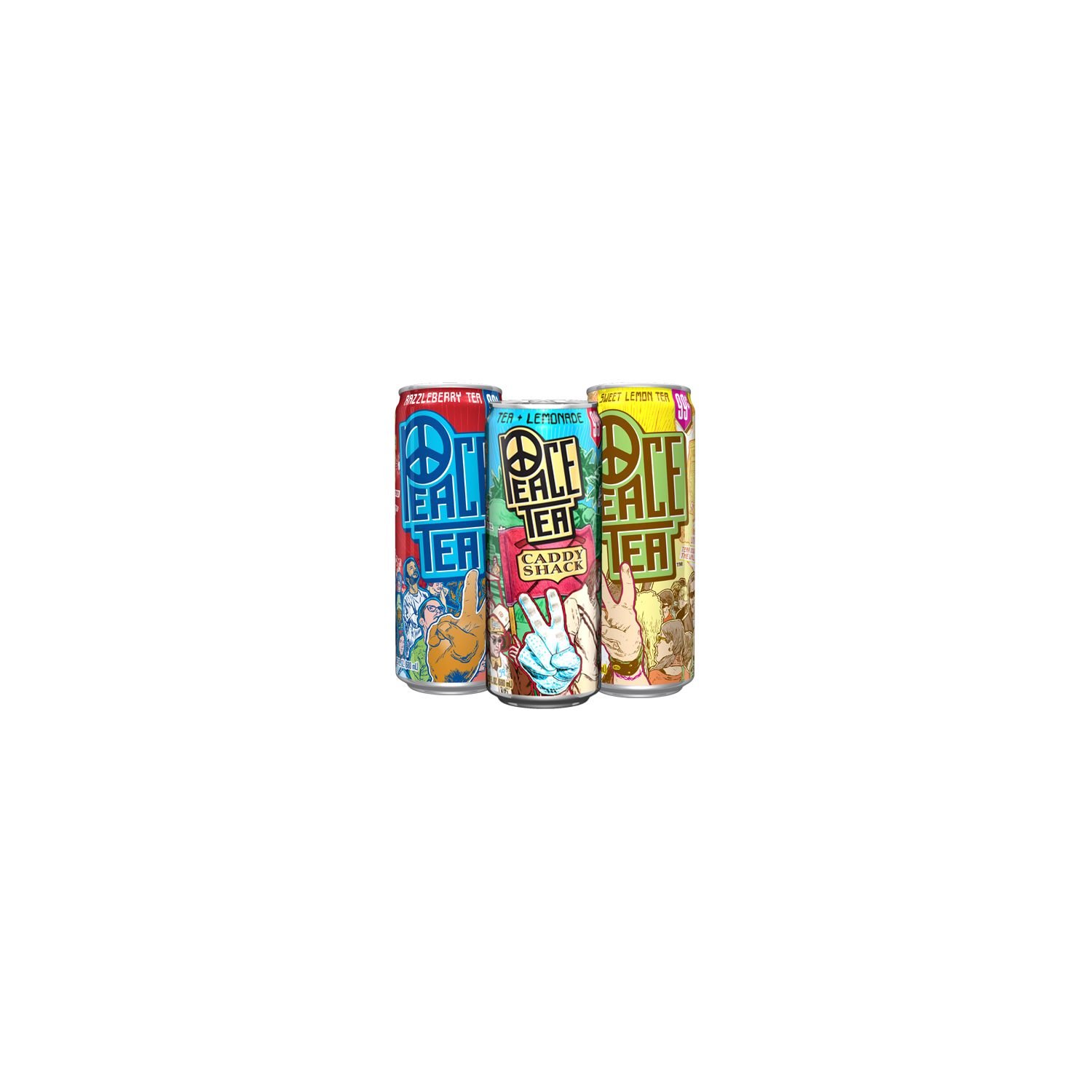Peace Iced Tea Peach 23 Fl Oz (Pack of 12) Grocery & Gourmet Food