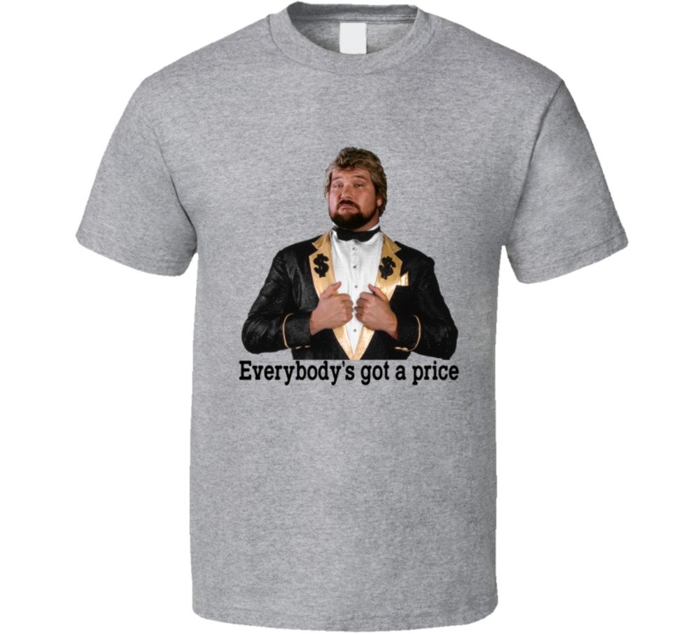 The Village Shop Million Dollar Man Ted Dibiase Money Wrestling T Shirt