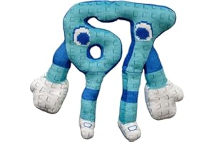 ULTHOOL Steal a Brainrot Plush Toys, 9.8 inch Adorable Brainrot 67, Collectible Brain Rot Plush Gift for Fans (Light Blue)