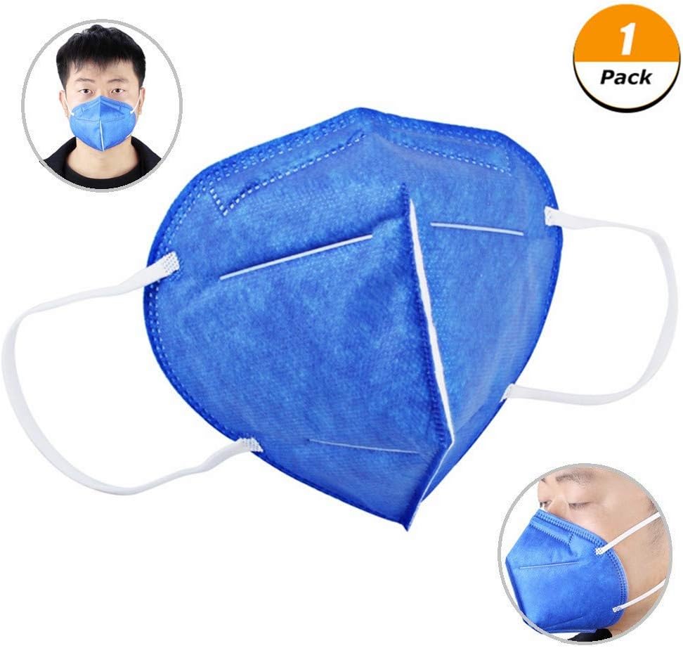 KroY PecoeD KN95/N95 Anti Pollution Mask, Waterproof Soft & Breathable Mouth Mask Non-woven Fabric Protective Masks for Dust Particles Pollution Gift for Men and Women(Style 02-1 Pcs)