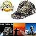 5 LED Light Camo Powercap Hat - Best Hands Free Solution - Camping - Hiking - Walking - Jogging - Plumbing - Auto Mechanics - High Beam Lights，Hands-Free Flashlight