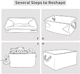 Mangata Fabric Storage Boxes Light Khaki Small Storage Baskets view 7