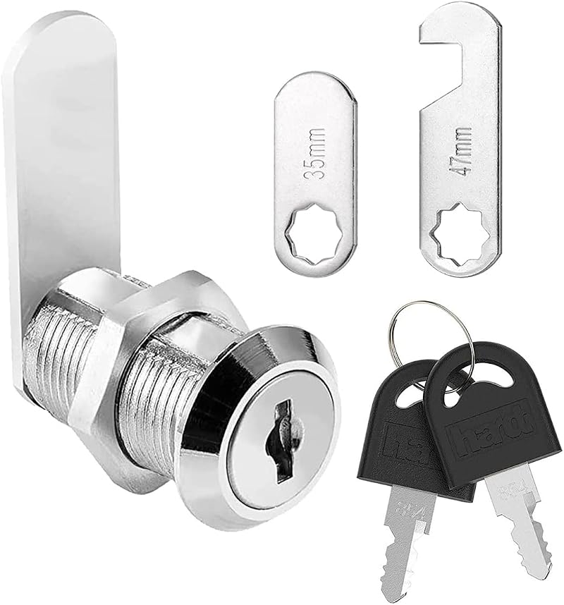 Litensh 20mm Security Mailbox Lock with Keys Cam Lock Cabinet Drawer