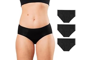 Bambody Absorbent Brief, Period Underwear for Women and Teens - Super Comfy, Protective - Soft, Breathable