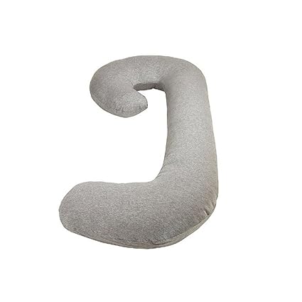 Leachco Snoogle Chic Jersey Cover Gray Pillow Not Included