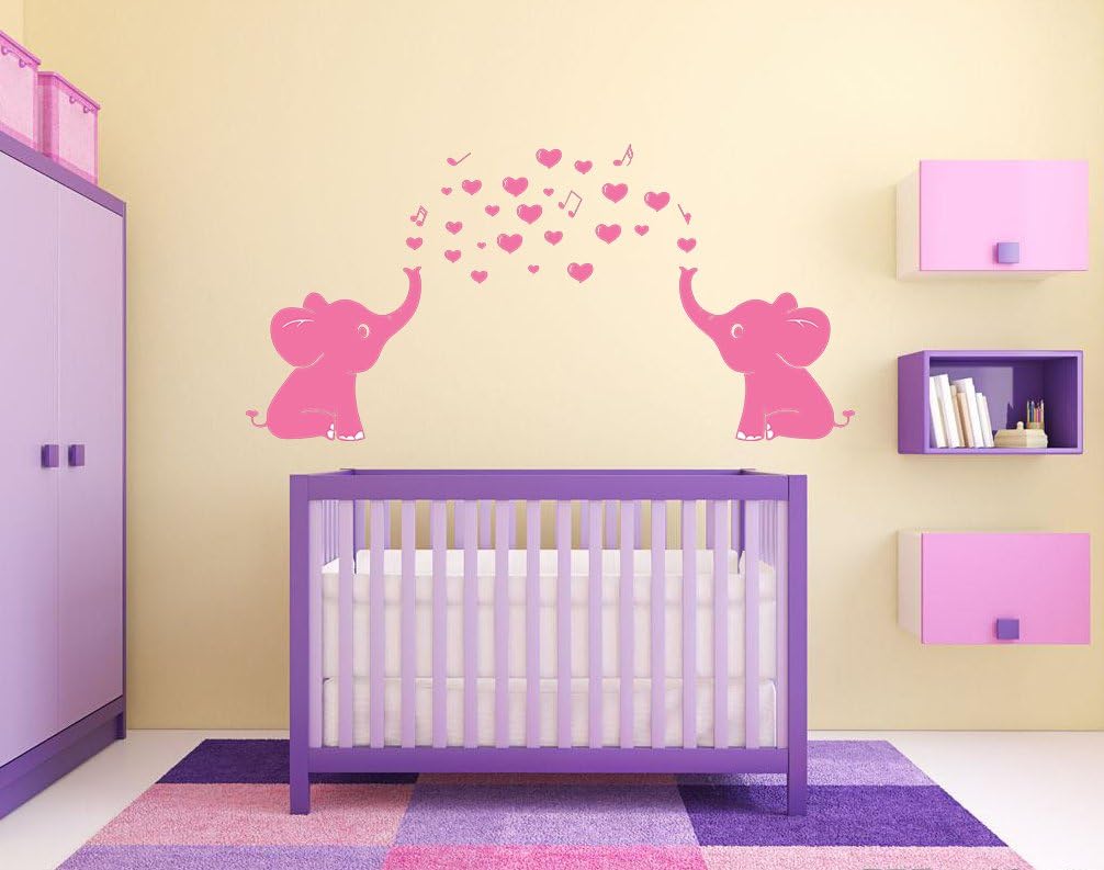 elephant nursery wall stickers