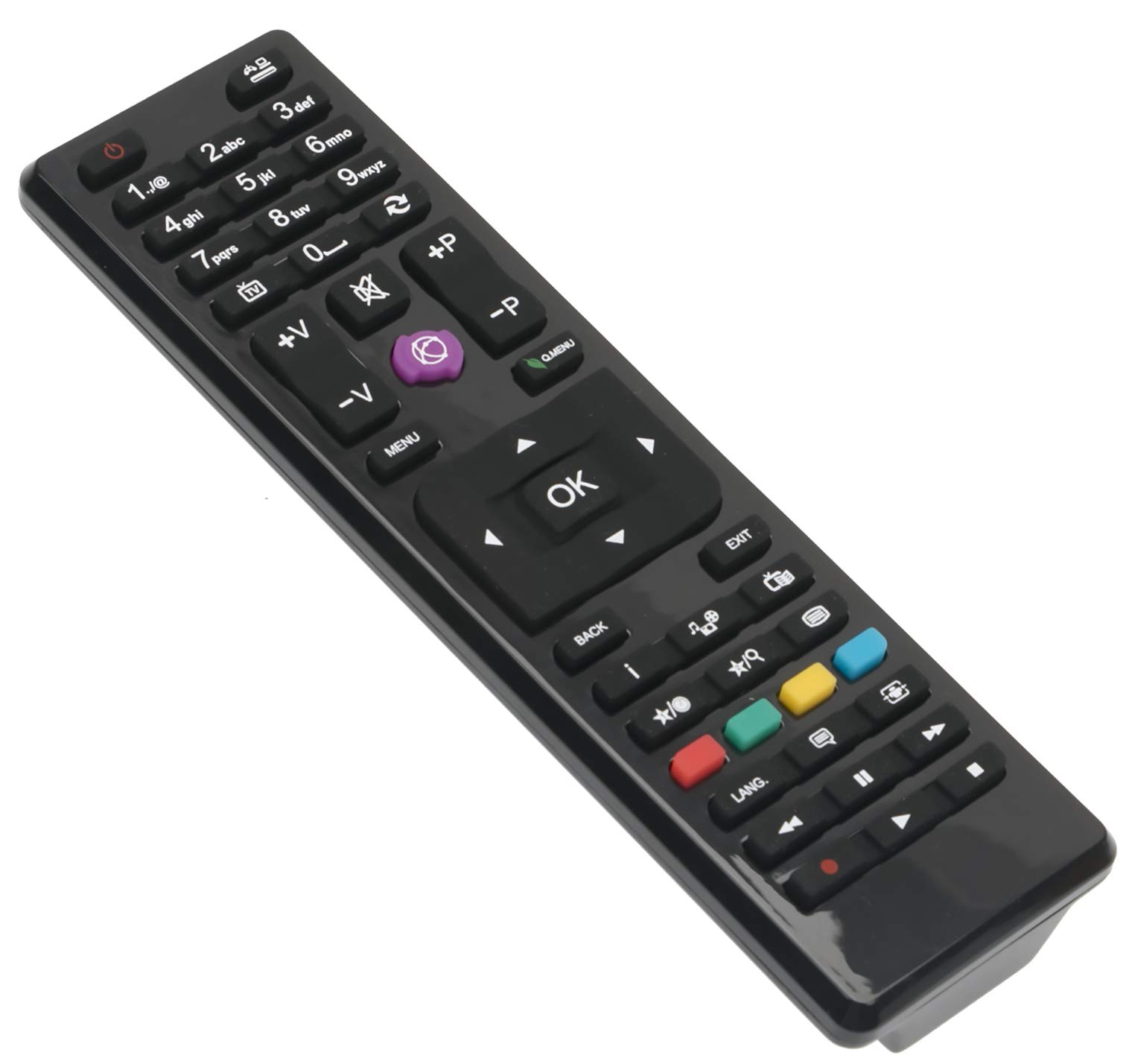 ALLIMITY RC4875 30087730 Remote Control Replace for Telefunken TV 24HE6115 32DH5015 D32H125N3 D32H281R3 D32H283M3CW D32H283X3C D32H285X4CW D32H289N3C D39F265R3C D39F275N3