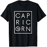 Capricorn Shirt Zodiac Sign Astrology Tshirt Birthday Gift T-Shirt