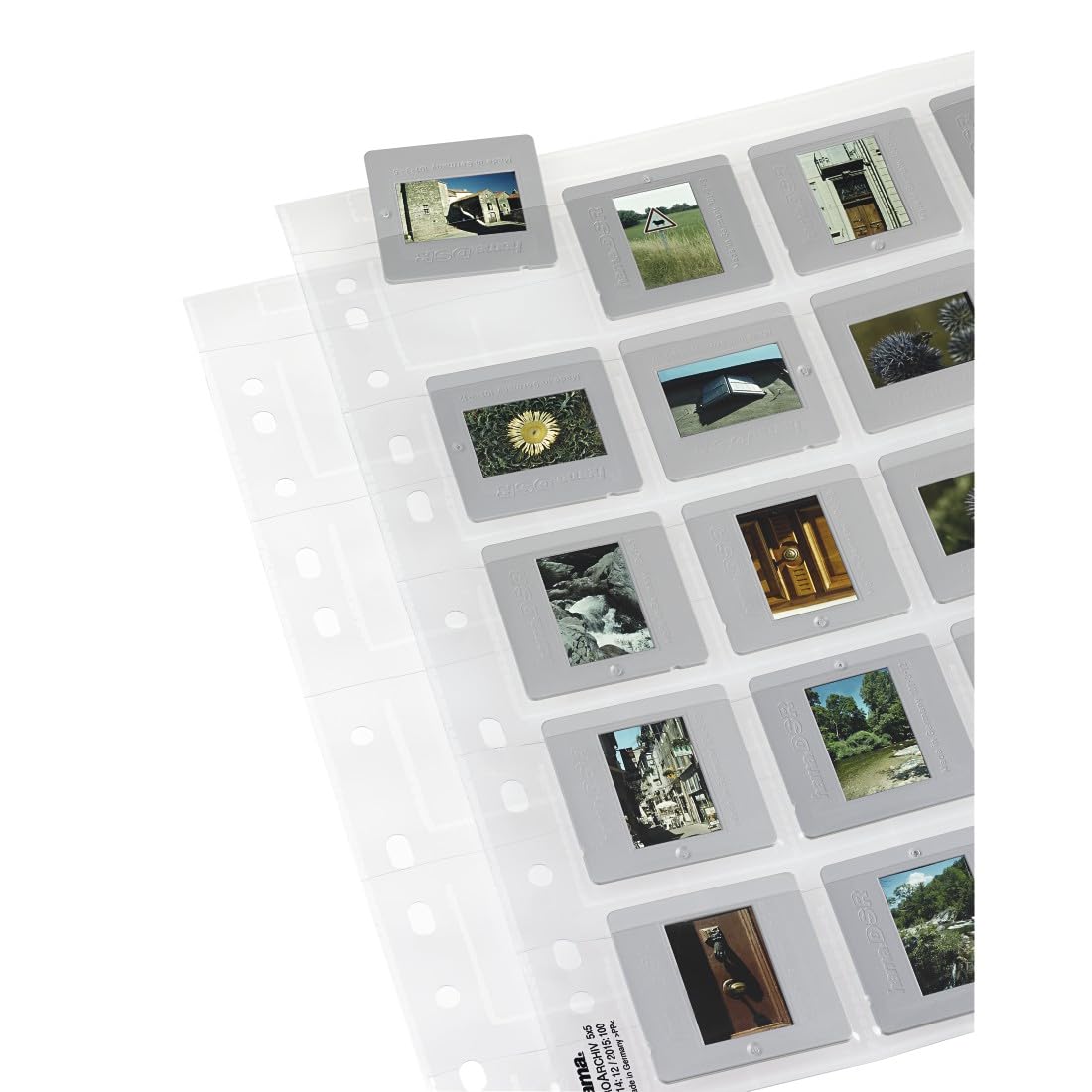 Hama 2004 Slide Storage Sleeves, each holding 20 Mounted Slides 5 x 5 cm (Pack of 25)