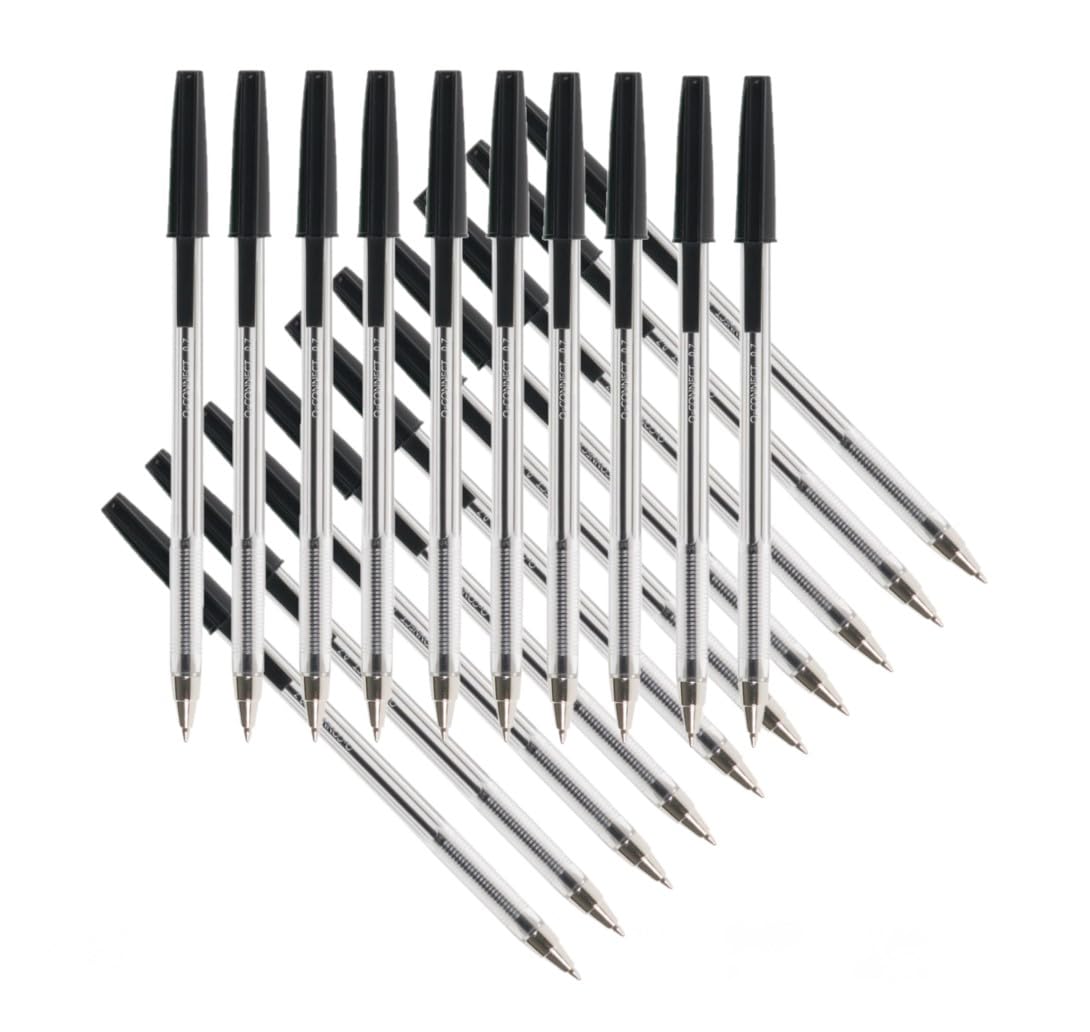 Q-Connect Ballpoint Pen Medium Black (Pack of 20)