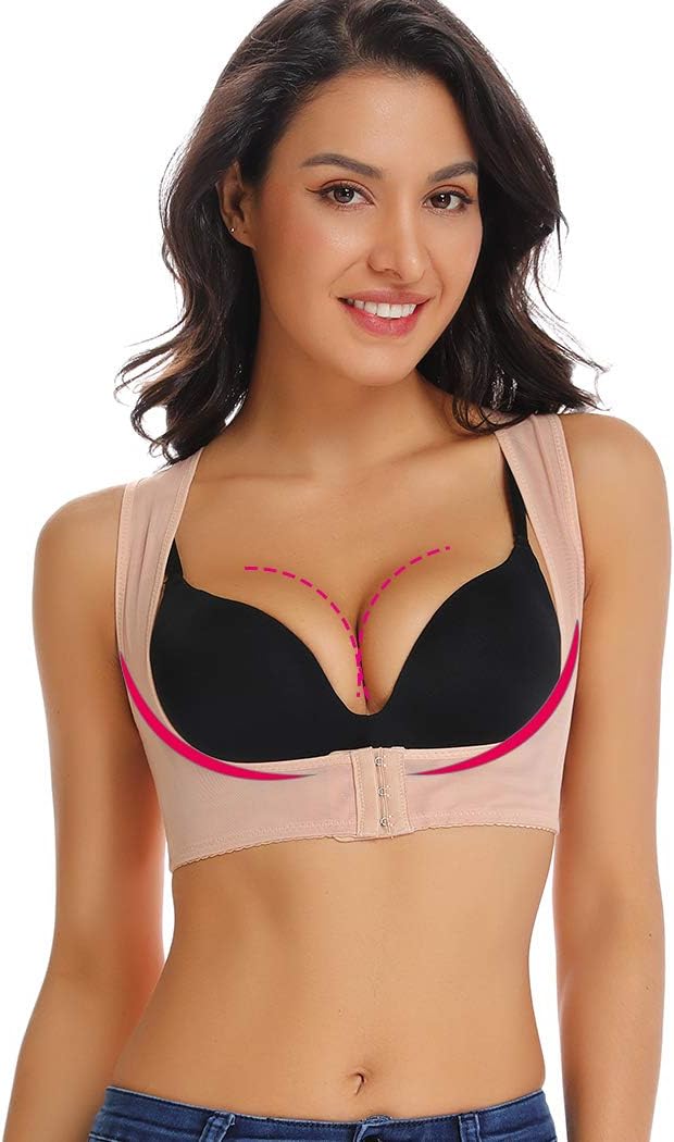 Chest Brace Up for Women Posture Corrector Shapewear Support Bra Tops X Strap Bras Corset