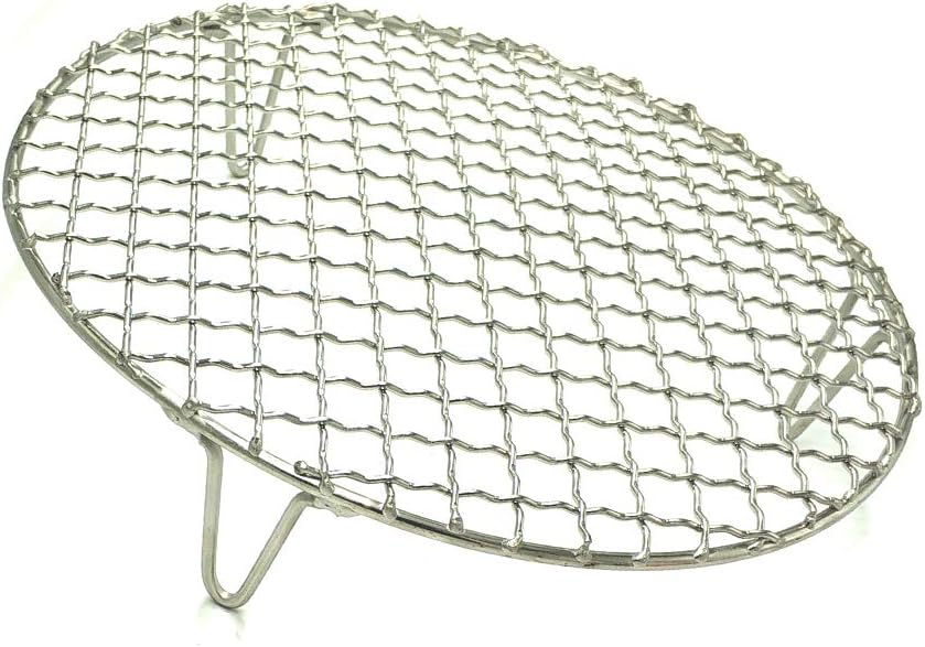 Bacon Cooking Rack for Oven Use Dia 10.4" Wire Cooling Racks for Baking Round Stainless Steel Wire Cooking Racks/Carbon Baking Net/Grill/Pan Grate with 2" Height Legs (265mm/10.4")