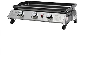 Royal Gourmet PD1300 Portable 3-Burner Propane Gas Grill Griddle