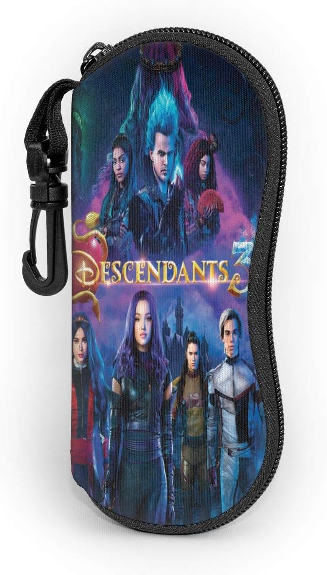YiwuYshi Descendants 3 Portable Travel Zipper Sunglasses case Glasses case