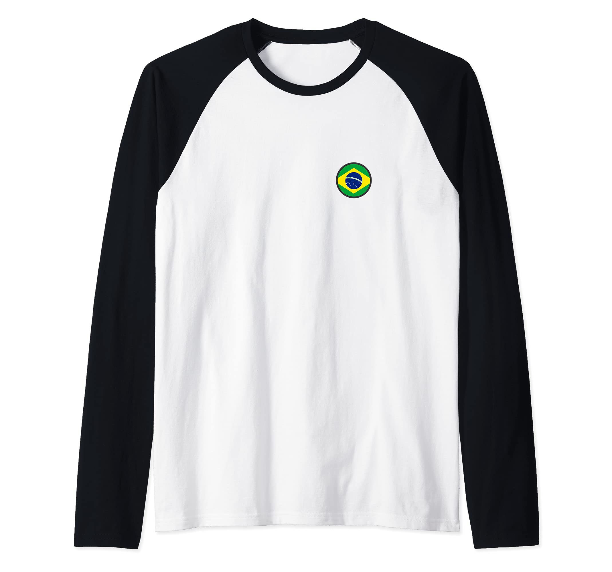 Flag Brasil Raglan Baseball Tee