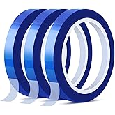 Fyguard 3 Rolls 10mm × 30m (98ft) Sublimation Tape Heat Transfer Tape Heat Resistant Tape Sublimation Heat Tape, Heat Transfer Tape for Sublimation Press Electronic Soldering Insulation, No Residue