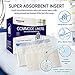 Commode Liners with Absorbent Pad - 24 Medical Grade Bedside Commode Bags for Adult Toilet Chair, Bucket or Pail | Super Absorbent Design Preserves Cleanliness & Hygiene | Odor Reduction | No Mess