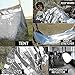 Space Blanket, Emergency Mylar Thermal Blanket, Waterproof Foil Blanket for Outdoor, Survival, Camping, Hiking, Marathons, Homeless, First Aid by UEBGOOD (Silver, Pack of 10)thumb 3