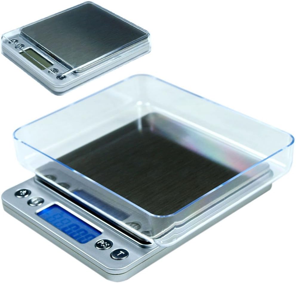 Mini LCD Digital Scale 500g x 0.01g Digital Precision Scale ACCT-500 Counting Scale with Trays electronic scales
