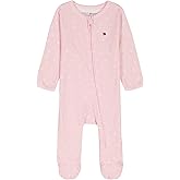 Tommy Hilfiger Baby Girls Long Sleeve Footed Coverall Onesie